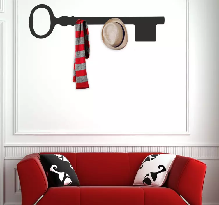 Appendiabiti adesivo chiavi - TenStickers