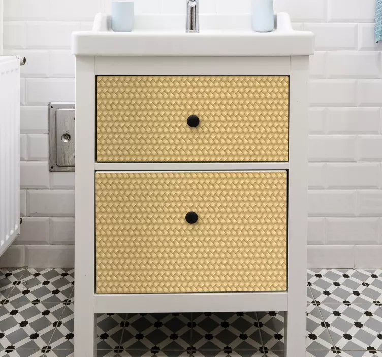 Carta adesiva per mobile vimini - TenStickers