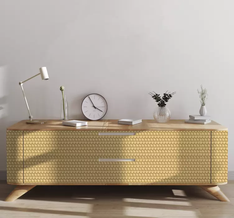 Carta adesiva per mobile vimini - TenStickers