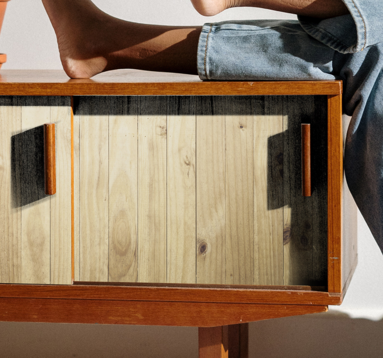 Pellicola adesiva per mobili modello in legno chiaro - TenStickers