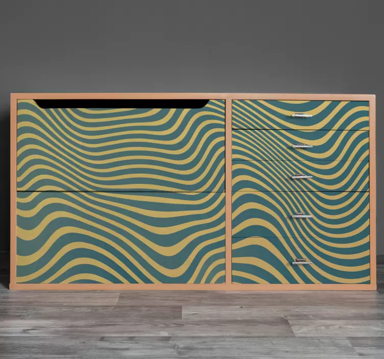 Carta adesiva per mobili superficie ondulata - TenStickers