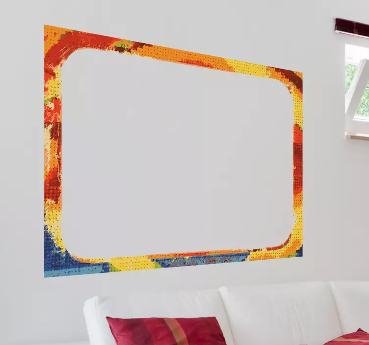 Cornice adesiva texture colori - TenStickers