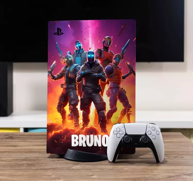 Adesivo Ps5 battaglia videoludica - TenStickers