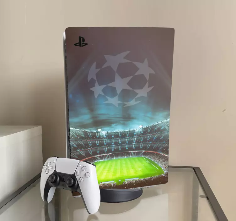 Adesivo Ps5 stadio di calcio dei campioni - TenStickers