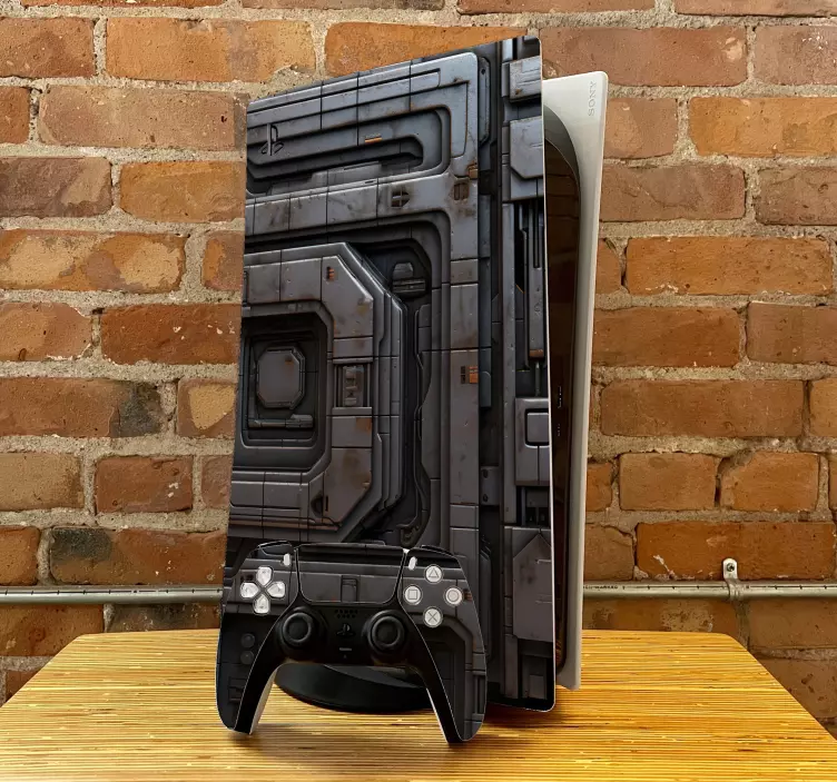 Adesivo Ps5 struttura metallo dell'astronave - TenStickers