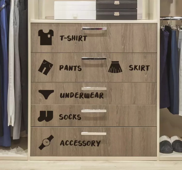 Adesivo per mobili armadio - TenStickers