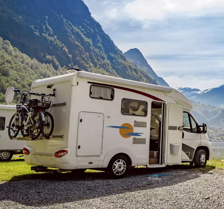 Adesivo camper design sole - TenStickers