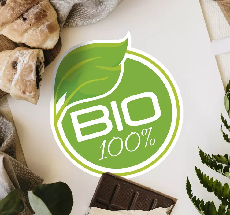 Etichetta adesiva bio 100% - TenStickers