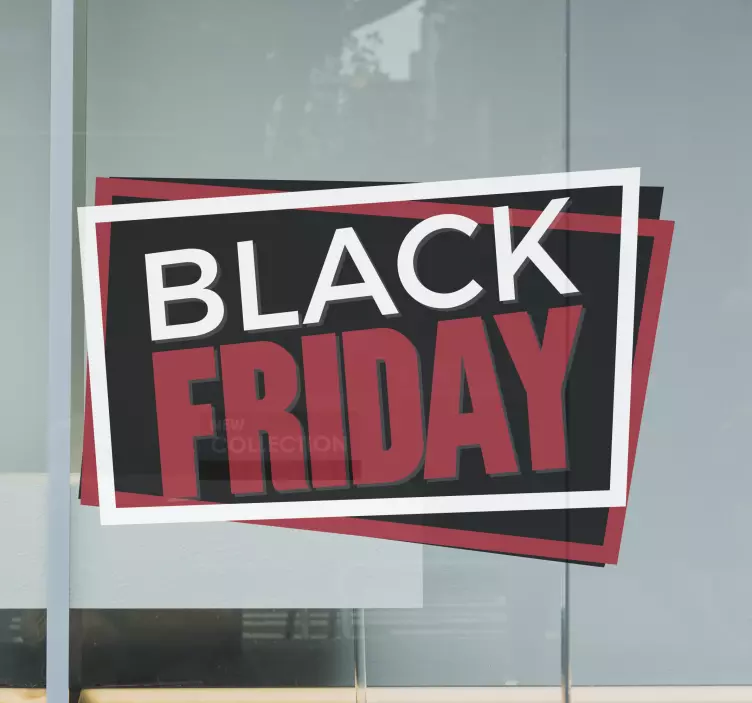 Etichetta adesiva Black friday - TenStickers