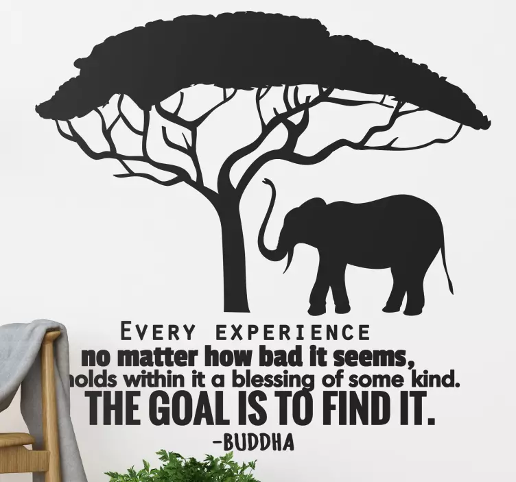Frase adesiva Citazione motivazionale Buddha - TenStickers