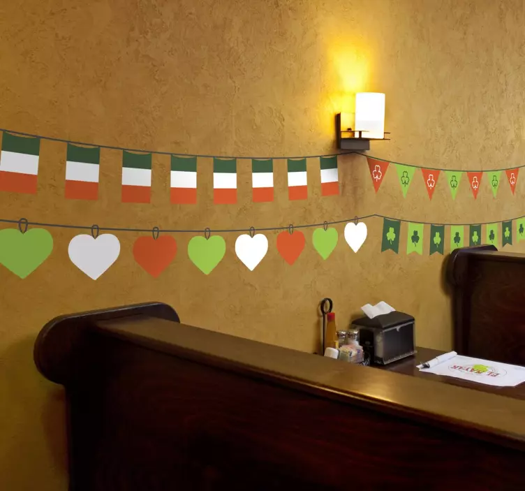 Greca adesiva decorazioni per il giorno di san patrizio - TenStickers