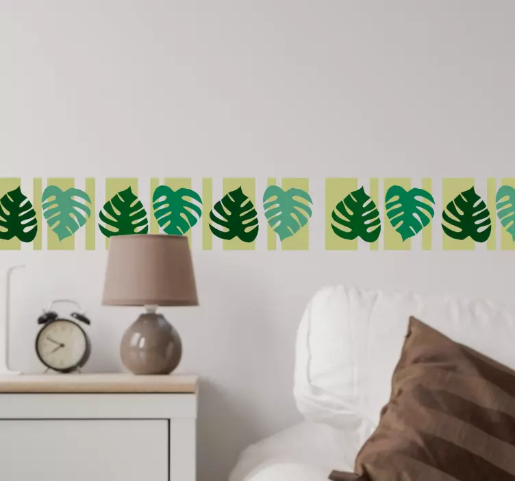 Greca Adesiva Monstera Deliciosa - TenStickers