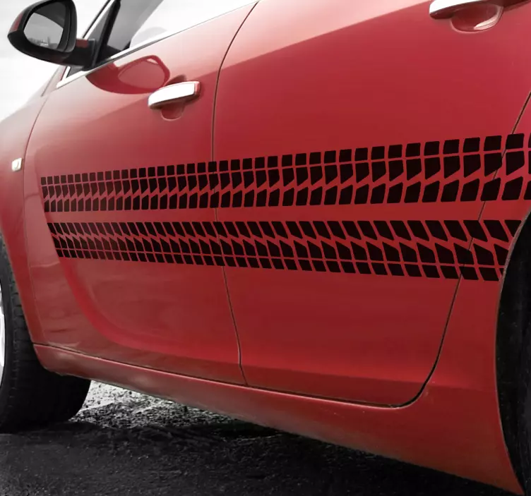 Adesivo auto tuning greca adesiva - TenStickers