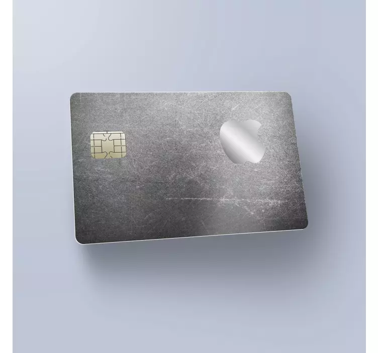 Adesivo grigio carta di mele - TenStickers