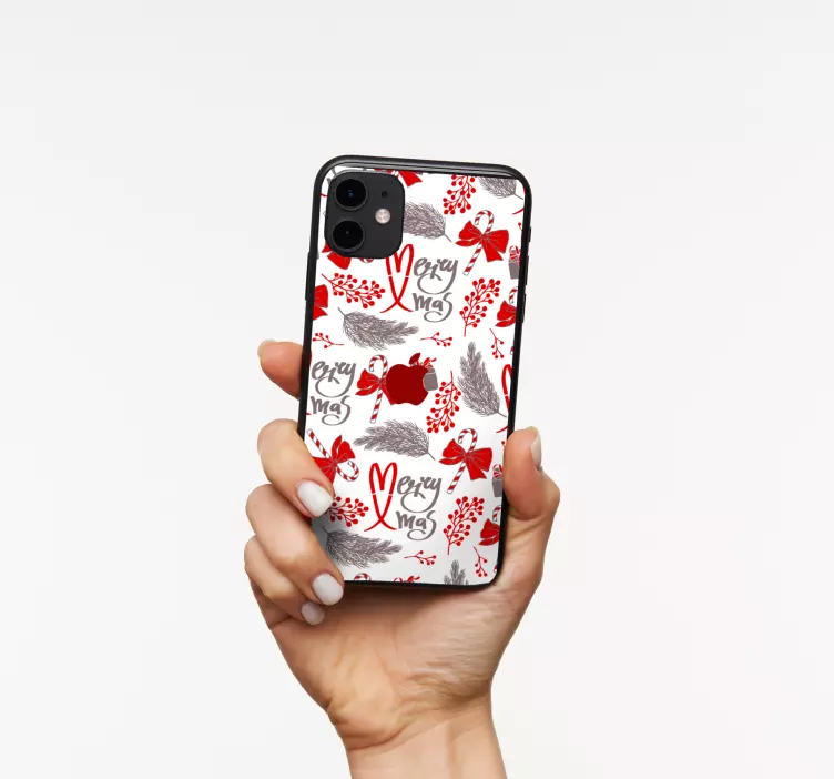 Adesivo natalizio gioia della stagione festiva - TenStickers