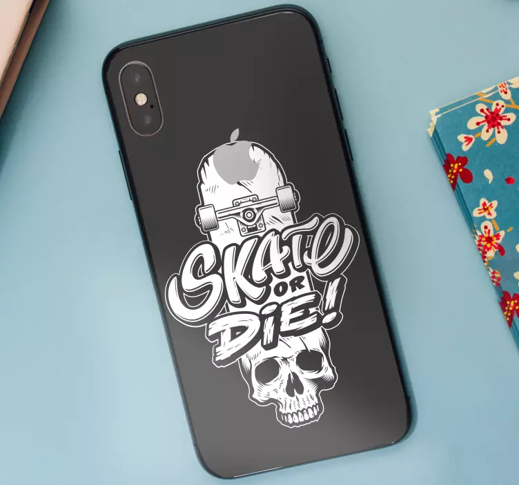 Adesivo Samsung design skate or die - TenStickers