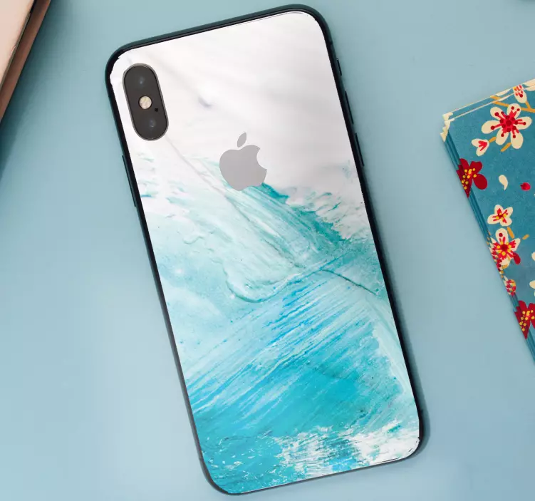 Adesivo murale rugby miscela di onde acquatiche - TenStickers