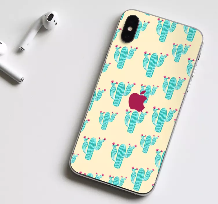 Adesivo murale rugby motivo cactus - TenStickers