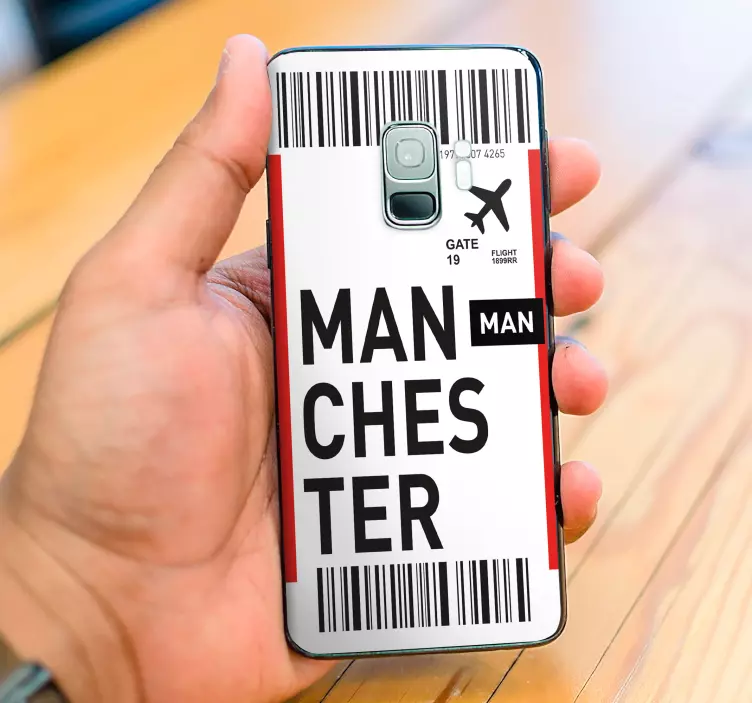 Adesivo Samsung pass per il cancello di manchester - TenStickers