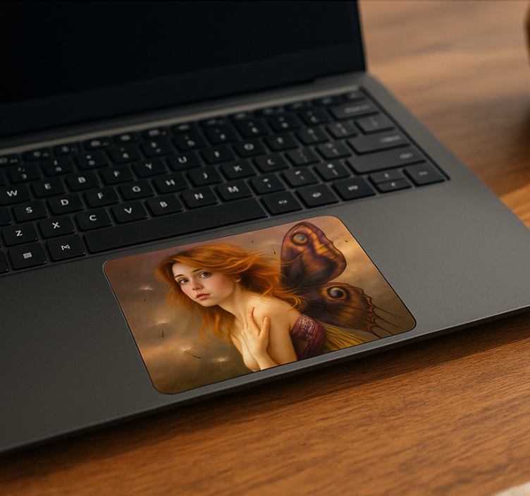 Adesivo murale rugby ragazza con denti di leone galleggianti - TenStickers