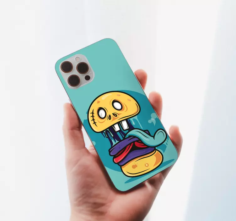 Adesivo murale rugby soda con teschio spettrale - TenStickers