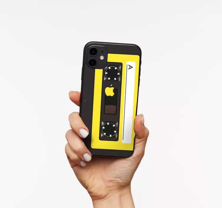 Adesivo murale rugby stile tipo cassetta - TenStickers