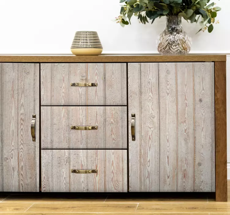 Carta adesiva per mobili tavola di legno di campagna - TenStickers