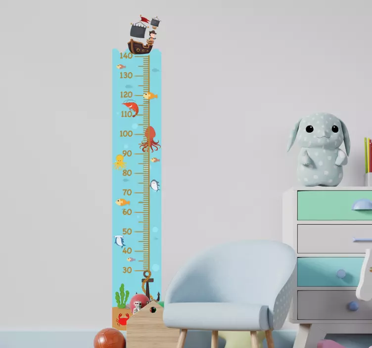 Metro adesivo per bambini stile subacqueo - TenStickers