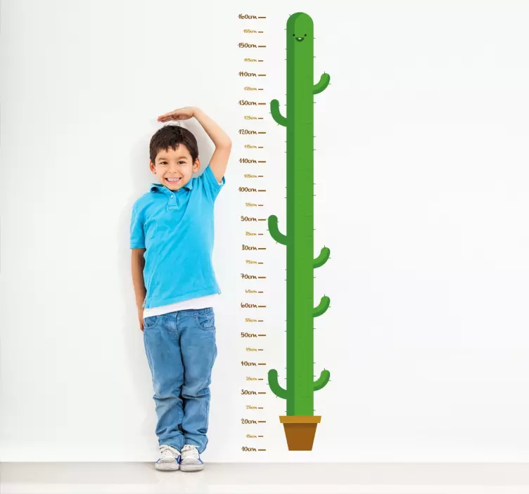 Metro per bambini adesivo forma cactus - TenStickers