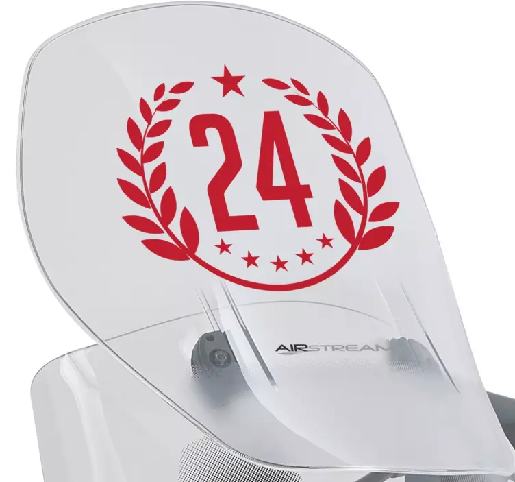 Numeri adesivo moto personalizzati - TenStickers