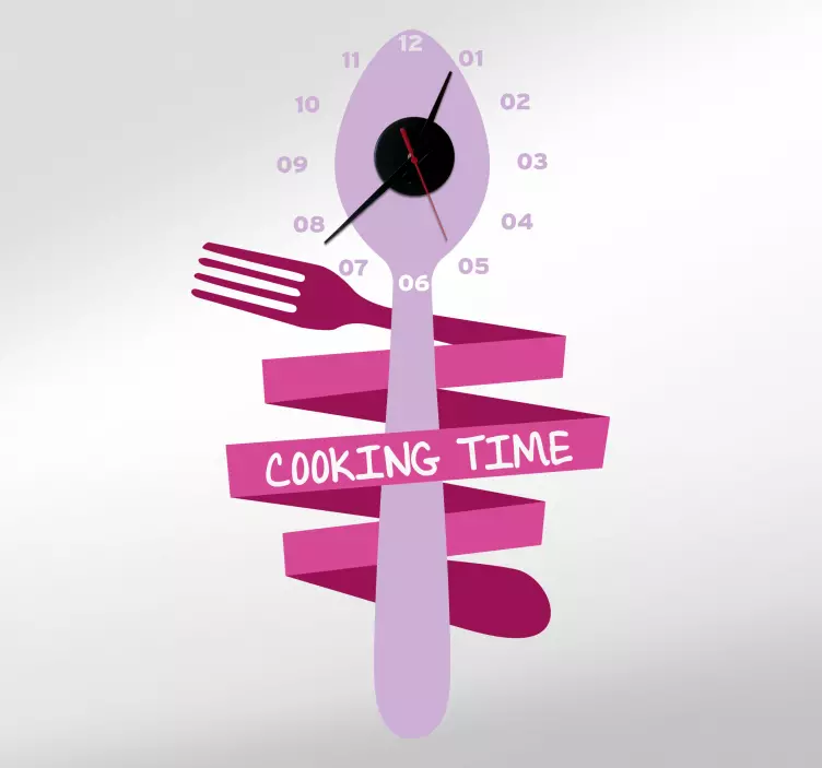 Orologio adesivo timer culinario - TenStickers