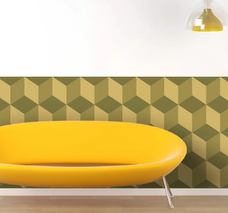 Pellicola 3D effetto cubi - TenStickers