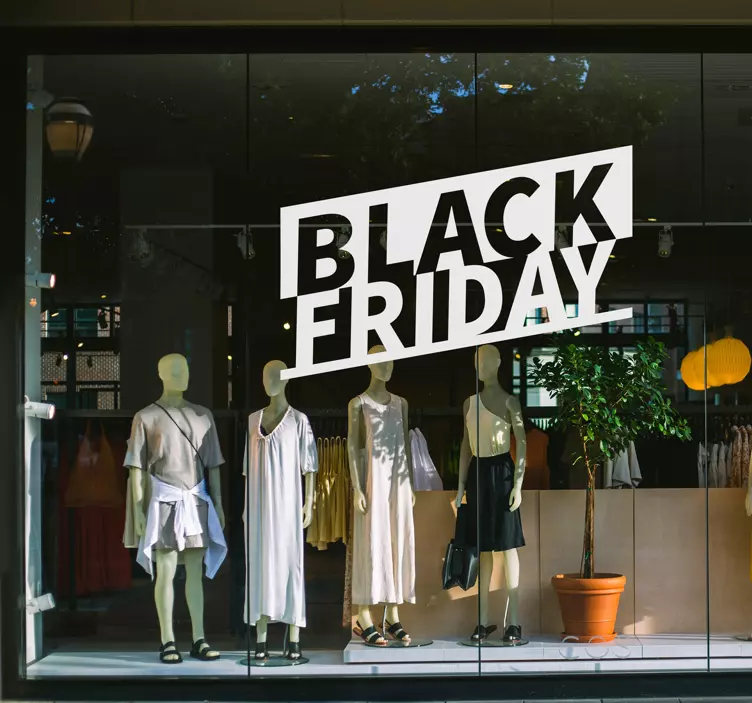 Pellicola adesiva Black Friday - TenStickers