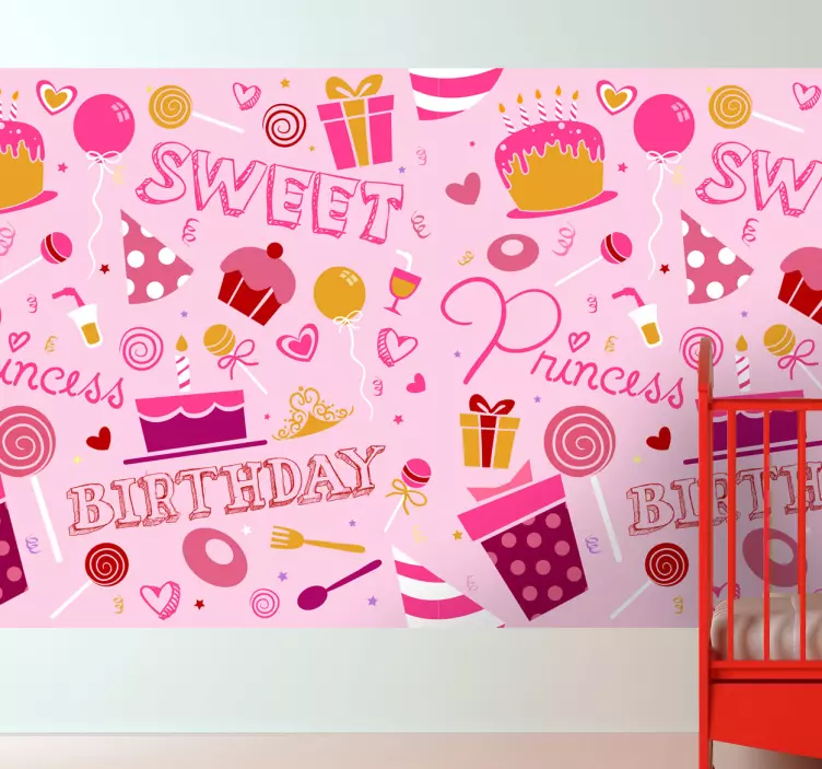 Pellicola adesiva compleanno bimba - TenStickers