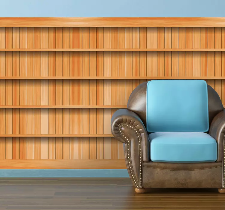 Pellicola adesiva effetto scaffale legno - TenStickers