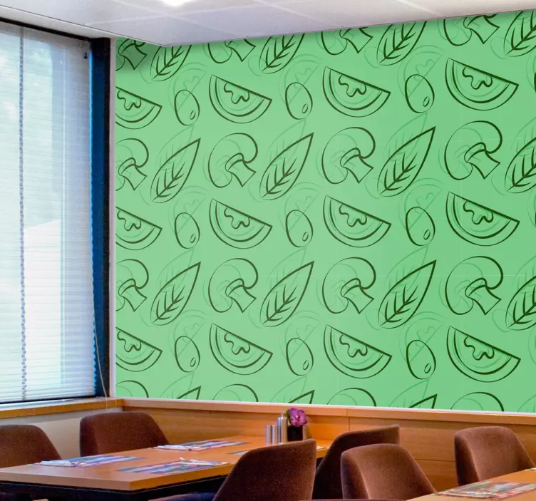 Pellicola adesiva ingredienti pizza - TenStickers