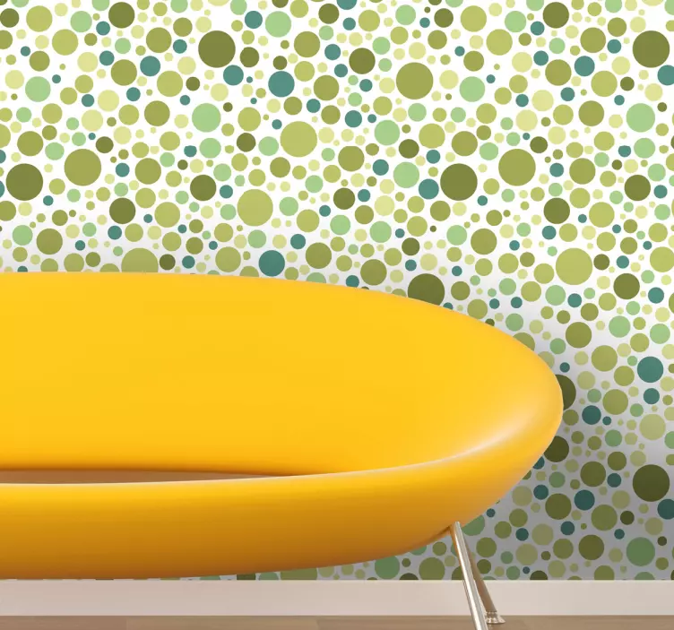 Pellicola adesiva pois verdi - TenStickers