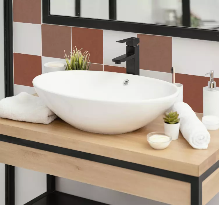 Piastrella adesiva piastrelle di Siena - TenStickers