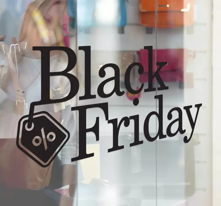 Promozione adesiva Black Friday - TenStickers
