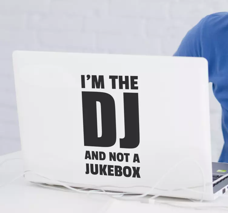 Adesivo per pc per dj - TenStickers