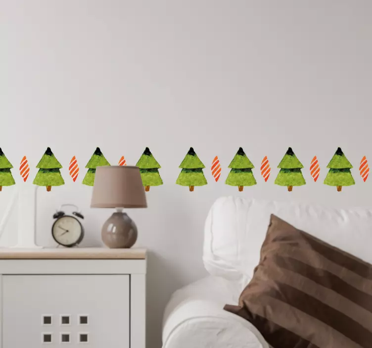 Set adesivi alberi di natale - TenStickers