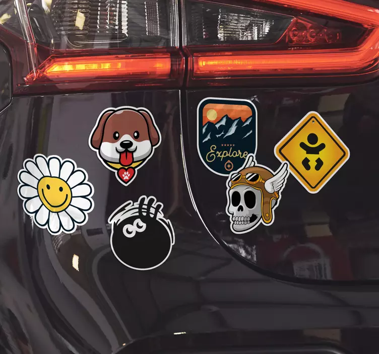 Set di adesivi per automobile - TenStickers