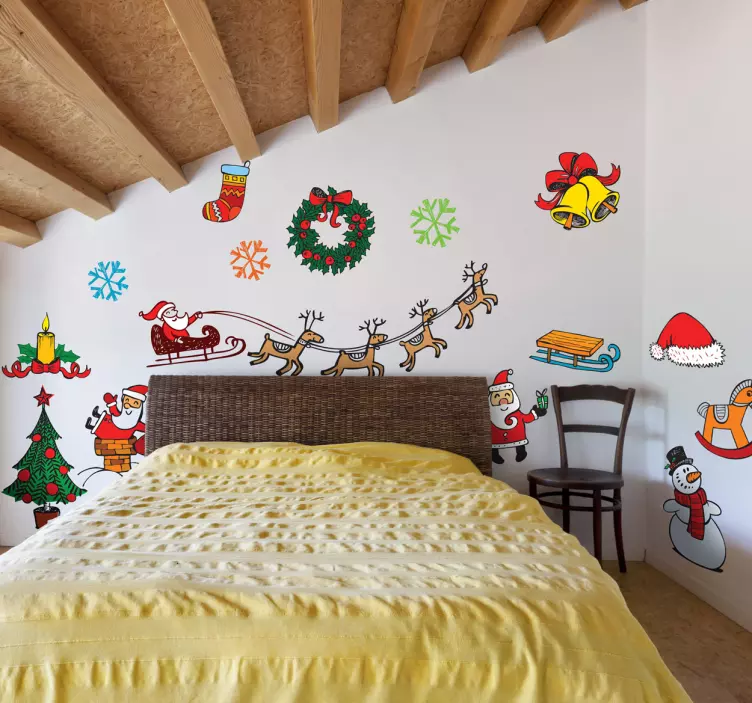 Set di adesivi tema Natale - TenStickers