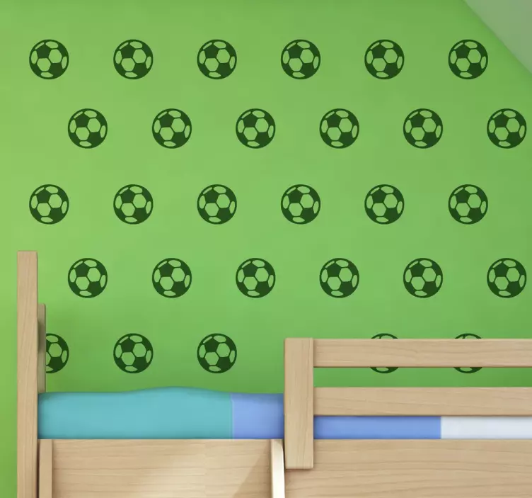 Set di sticker palloni da calcio - TenStickers