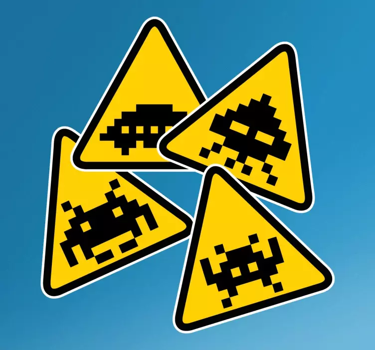 Set di Sticker Space Invaders - TenStickers