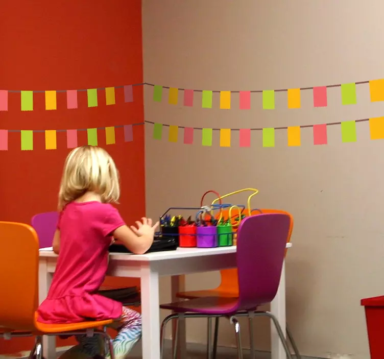 Set di stickers bandiere rettangolari - TenStickers