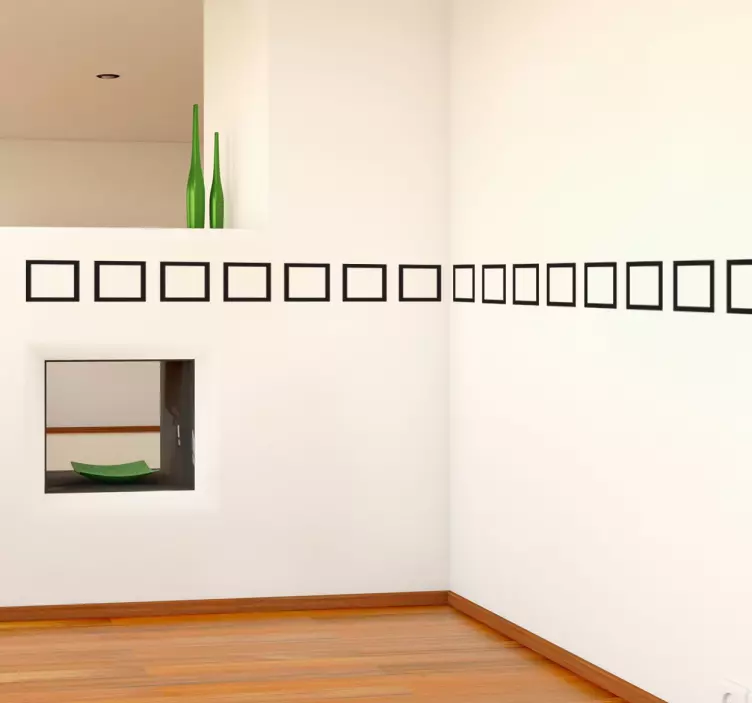 Set di stikers quadrati monocolore - TenStickers