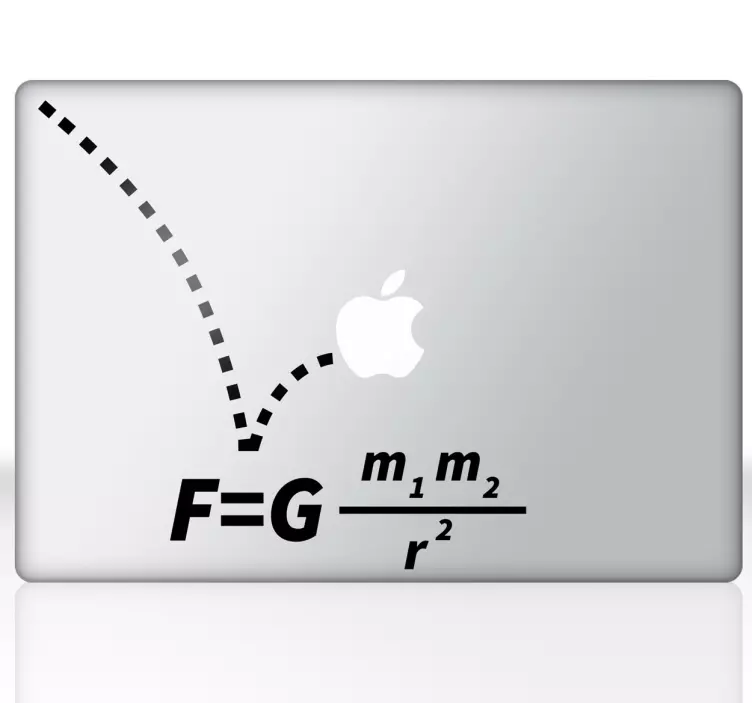 Adesivo per pc formula gravita - TenStickers