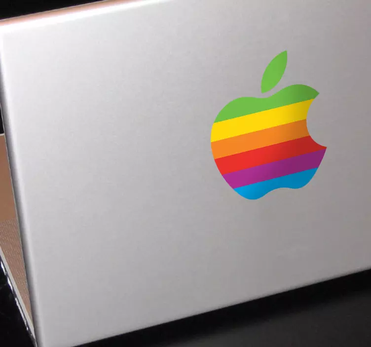 Adesivo per pc logo Apple Macintosh - TenStickers