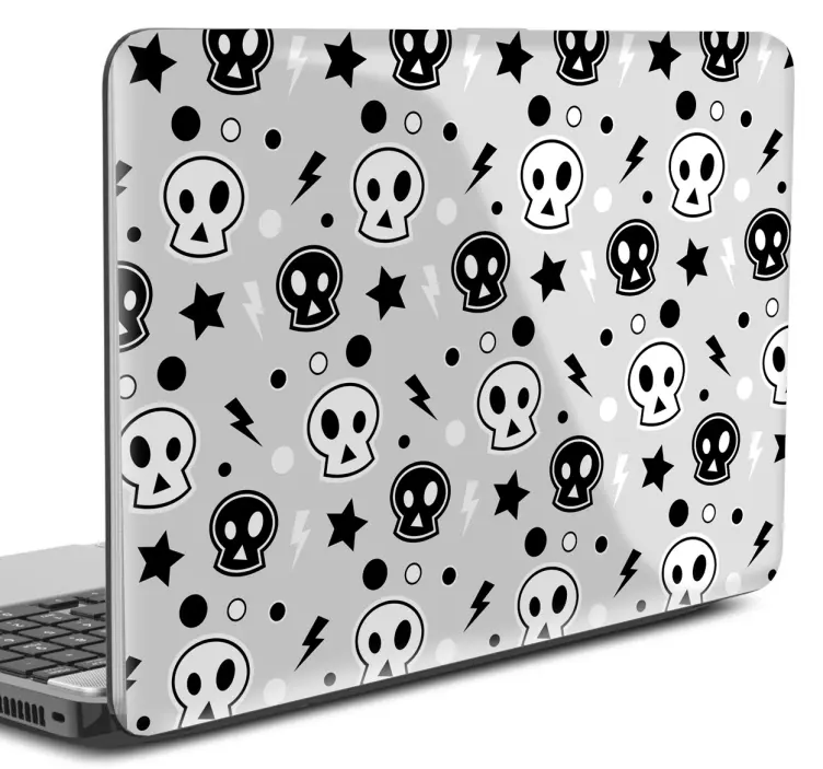 Skin adesiva pc motivo teschi punk - TenStickers